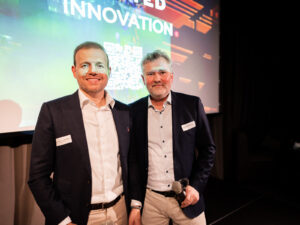 Daniel Rutishauser mit dem CEO der Smile Versicherung Pierangelo Campopiano