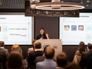 Präsentation zu AI in der Prozessoptimierung an unserem Joint Event mit Google und Parashift