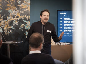 Pascal Wanner spricht am Low Code-Event von Inacta