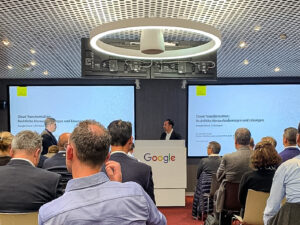 Präsentation beim Event 