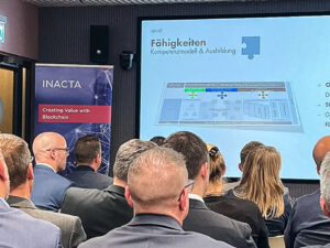 Präsentation beim Event 