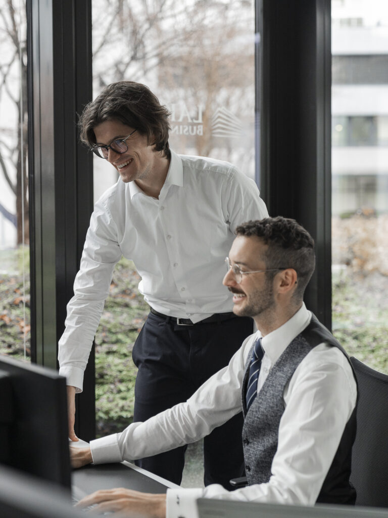 Marvin Walker, Head AI Inacta AG, bei der Arbeit