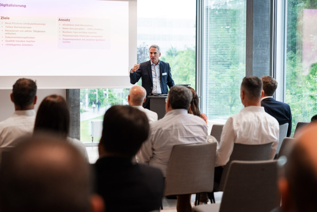 Michael Willer am Digital Health-Event der Inacta