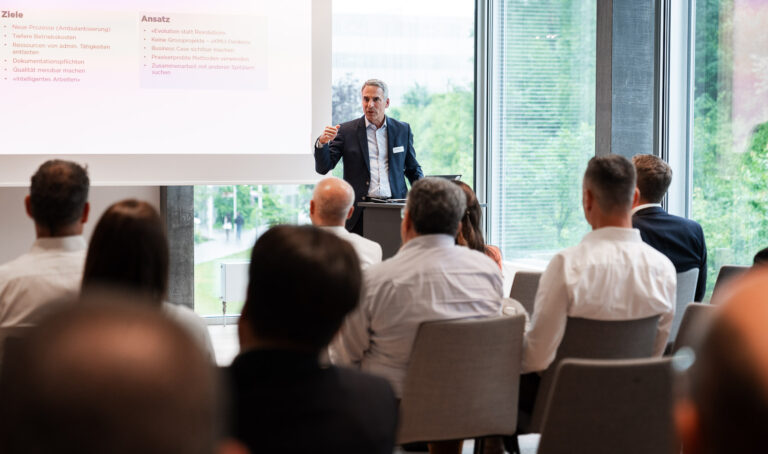 Michael Willer am Digital Health-Event der Inacta