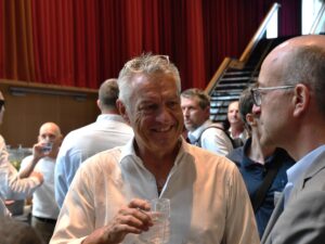 Rolf W. Günter von AlpinumLaw beim Gespräch über AI-gestützte Prozessautomatisierung am Joint Event von Inacta, Parashift und Google