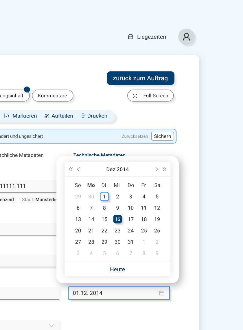 Terminkalender Inadox Inacta Dispatcher