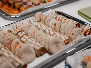Fingerfood beim Inacta Expert Talk zu Low-Code und AI