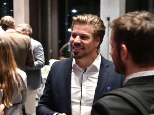 Marc Candreia von Inacta am Event zu AI im Finanzsektor