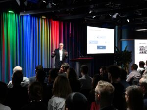 Martin Schwärzler von BDO Schweiz spricht am Event über AI im Finanzsektor