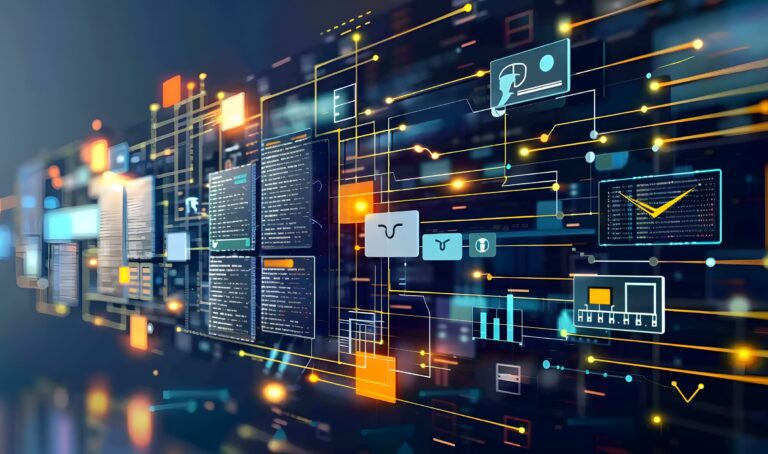 Visualisierung AI-Lösungen für Unternehmen von Inacta. Intelligente Verarbeitung von Dokumenten