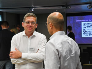 Fabian Seimer von Inacta am Event zur EMIL Insurance Suite
