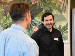 Remo Pinto von Inacta am Event zu Intelligent Document Processing